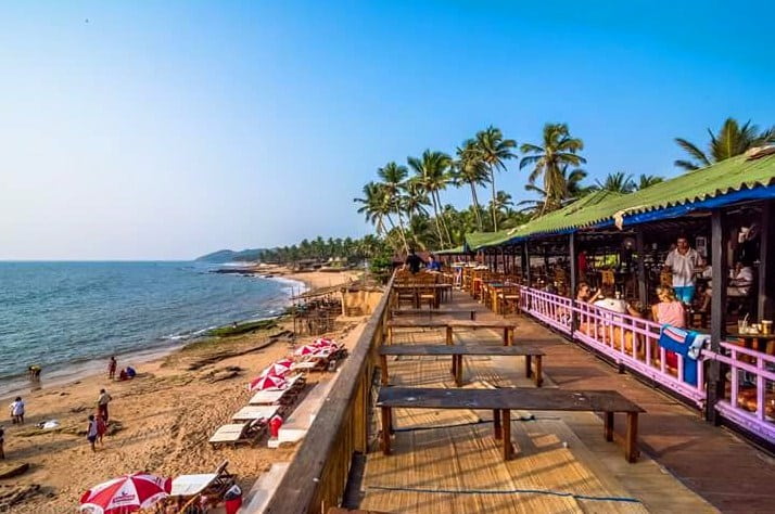 Curlies Beach Shack Anjuna Goa