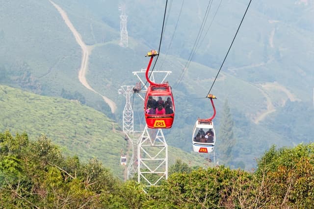 The Best Place To Visit In Darjeeling Is Ropeway