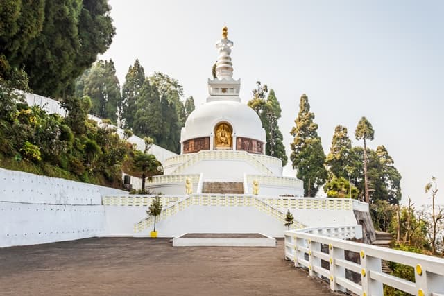 Peace Pagoda And Japanese Temple In Another Interesting Place To Visit In Darjeeling