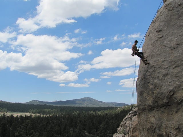 Rock Climbing And Rappelling In Munnar