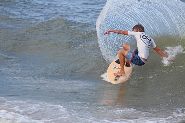 Kekaha Beach Surfing