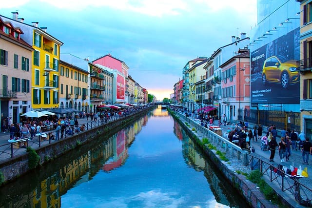 Leisurely Visit The Navigli District Milan Italy