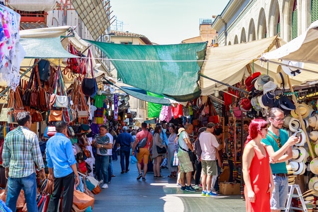 Souvenir Shopping At The Mercato Market