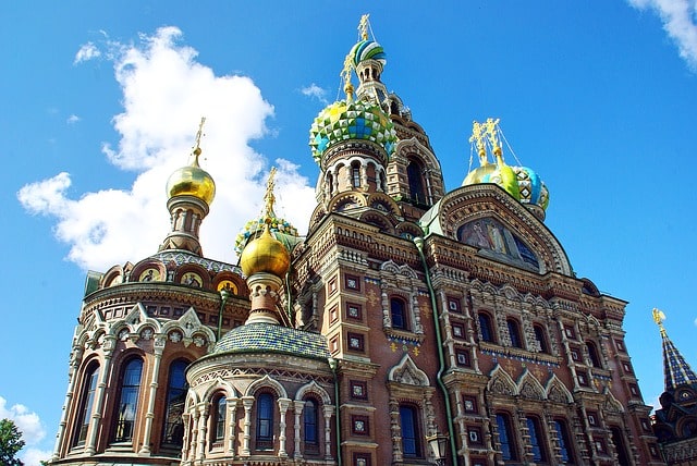 Church Of The Savior On Blood St Petersburg