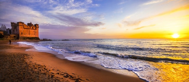 Santa Severa Beach Italy