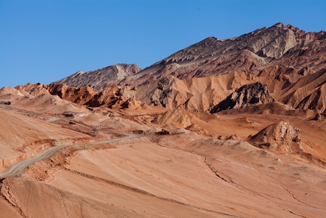 Flaming Mountains, China