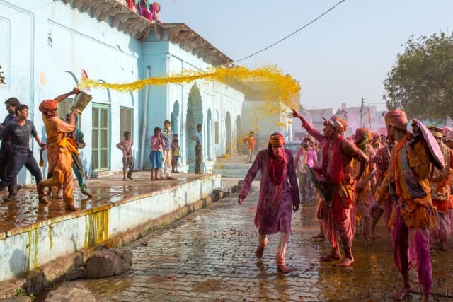 Vrindavan, Uttar Pradesh World-Famous Celebration Of Holi In India