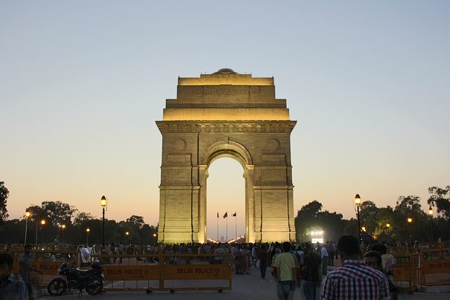 Inscriptions And Names On The India Gate Delhi