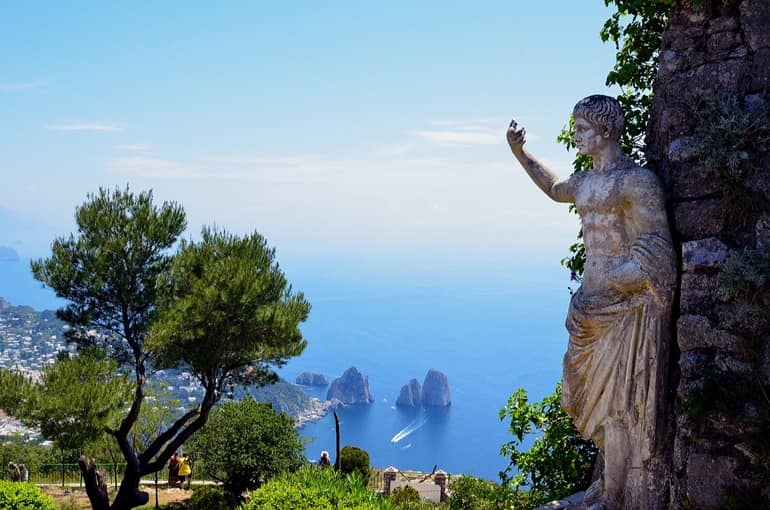 The Weather Of Capri In Autumn