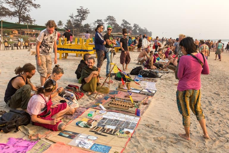 Shopping At Baga Beach Goa